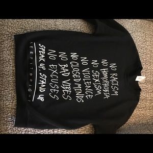 No racism Sweat shirt from Keep It Bright